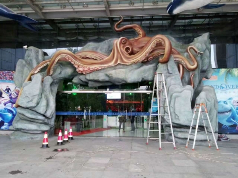 合肥海洋馆主入口提升
