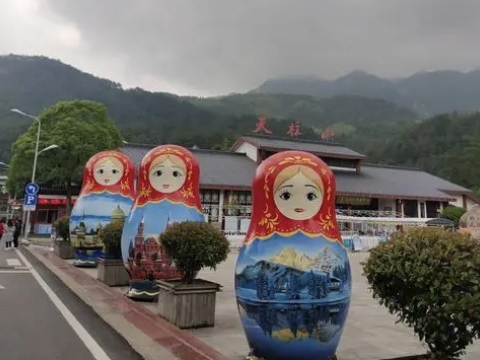 天柱山景区套娃引流